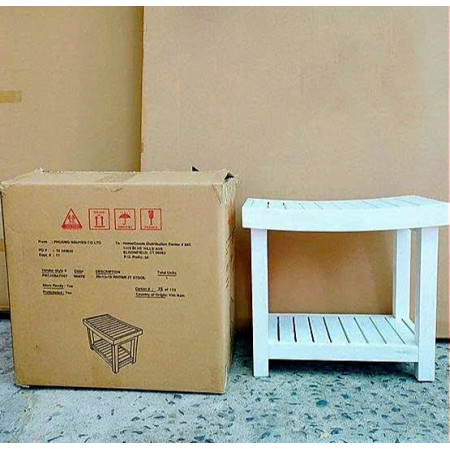 50-249845 White : Ghế Đôn , Ghế Tắm - Màu Trắng